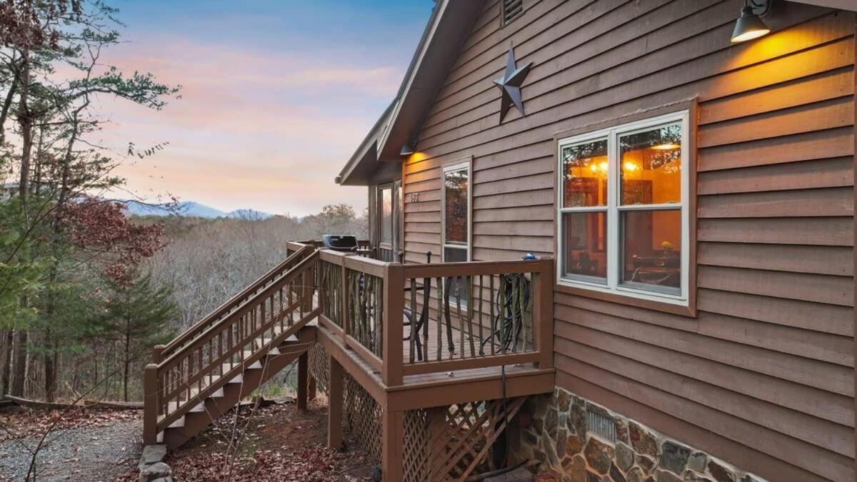 Mountain Views Hot Tub Firepit Close To Town Blue Ridge Exterior photo